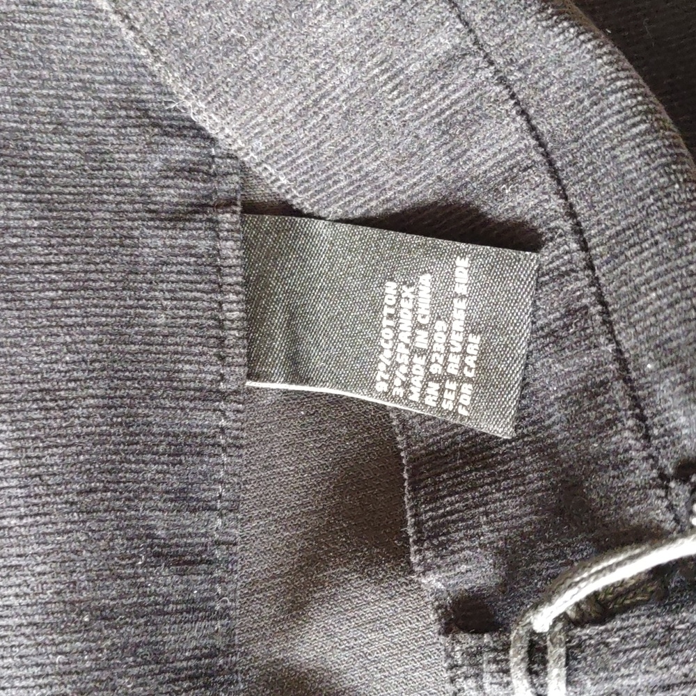 Diane Gilman DG2 | Black Boot Cut Corduroy Jean Sz 12 Petite NWT - Picture 7 of 7